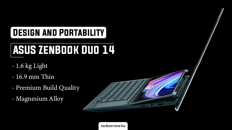 ASUS ZenBook Duo 14 Design and Portability