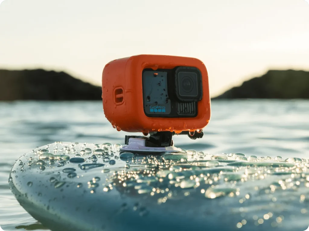 4k camera in water